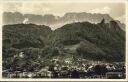 Ansichtskarte - Hallein mit Barmsteine und Untersberg