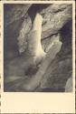 Ansichtskarte - Eisriesenwelthöhle bei Salzburg - Gefrorener Wasserfall