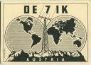 QSL - QTH - Funkkarte - OE7IK - Austria