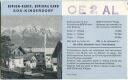 QSL - QTH - Funkkarte - OE2AL - Österreich - Salzburg