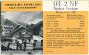 QSL - QTH - Funkkarte - OE2NF - Österreich - Badgastein