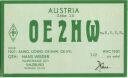 QSL - QTH - Funkkarte - OE2HW - Salzburg - 1955 (G37765y)