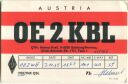 QSL - QTH - Funkkarte - OE2KBL - Salzburg-Herrnau