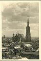 Postkarte - Wien - Blick vom Hochhaus