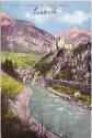 Ansichtskarte - Tirol - Landeck - Innschlucht mit Schloss