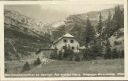 Foto-AK - Naturfreundehaus am Waxriegel-Rax - Hüttenstempel