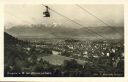 Foto-AK - Bregenz mit Pfänderseilbahn