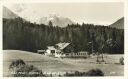 Foto-AK - Hotel Pension Gruberhof Igls mit Habicht