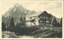 Postkarte - Mödlinger Hütte gegen Reichenstein und Totenköpfl - Hüttenstempel