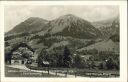 Foto-AK - Gasthof Rössle - Ittensberg mit Winterstaude und Tristenkopf