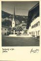 Ansichtskarte - Dorfplatz in Zell - Zillertal