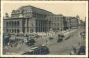 Wien - Oper - Foto-AK - Strassenbahn