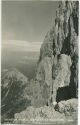 Dachstein - Ausstieg aus der Hunerscharte - Foto-AK