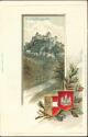 Postkarte - Hohen Salzburg - Prägedruck