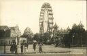 Foto-AK - Wien II - Volksprater - Riesenrad mit Hochschaubahn