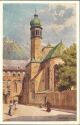 Innsbruck - Hofkirche - Künstlerkarte