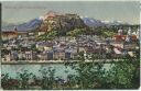 Postkarte - Salzburg vom Kapuzinerberg