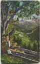 Postkarte - Bad Gastein am Weg zum Kaffee Gamskar