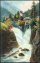 Postkarte - Bad Gastein - Gastein Falls ca. 1910