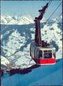 Saalbach - blick vom Schattberg mit Seilbahn