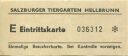 Salzburger Tiergarten Hellbrunn - Eintrittskarte