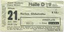 Wien - Wiener Stadthalle - Harlem Globetrotter 1961 - Eintrittskarte