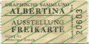 Graphische Sammlung Albertina - Eintrittskarte