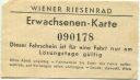 Wien - Wiener Riesenrad - Erwachsenenkarte - Fahrschein