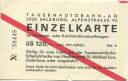Tauernautobahn AG - Einzelkarte - öS 120.- Mautgebühr