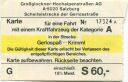 Großglockner-Hochalpenstraßen AG - Karte für eine Fahrt