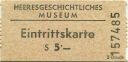 Wien - Heeresgeschichtliches Museum - Eintrittskarte
