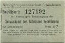 Schönbrunn - Schlosshauptmannschaft - Eintrittskarte