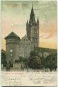Postkarte - Königsberg - Schloss - Kaiser Wilhel-Denkmal