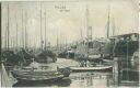 Postkarte - Pillau - Am Kanal - Segelschiffe