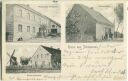 Postkarte - Borskoje - Schiewenau - Sachs'sches Gasthaus