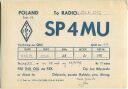 QSL - QTH - Funkkarte - SP4MU - Polska