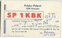 QSL - QTH - Funkkarte - SP1KBK - Polska