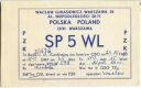 QSL - QTH - Funkkarte - SP5WL - Polska