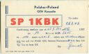 QSL - QTH - Funkkarte - SP1KBK - Polska