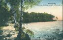 Postkarte - Tempelburg - Partie an der Seepromenade mit Dratzig See