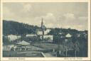 Postkarte - Misdroy - Pommern - Blick auf die Kirche - Karussell