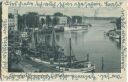 Postkarte - Swinemünde - Hafen