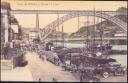 Postkarte - Porto - Caes da Ribeira e Ponte D. Luiz
