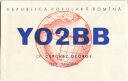 QSL - QTH - Funkkarte - YO2BB - Rumänien