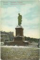 Postkarte - Moskau - Monument de Poushkin