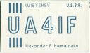 QSL - QTH - Funkkarte - UA4IF - Russland - Samara
