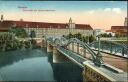 Postkarte - Breslau - Universitätsbrücke