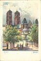 Breslau - Der Dom - Künstlerkarte