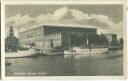 Postkarte - Stockholm - Kungl. Slottet - Fahrgastschiff