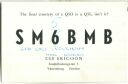 QSL - Funkkarte - SM5BMB - Sweden - Vänersborg - 1958